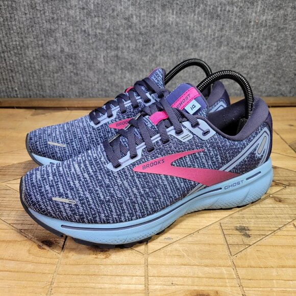 Brooks Ghost 14 in Navy and Fuchsia. Sz 9 - Picture 2 of 12